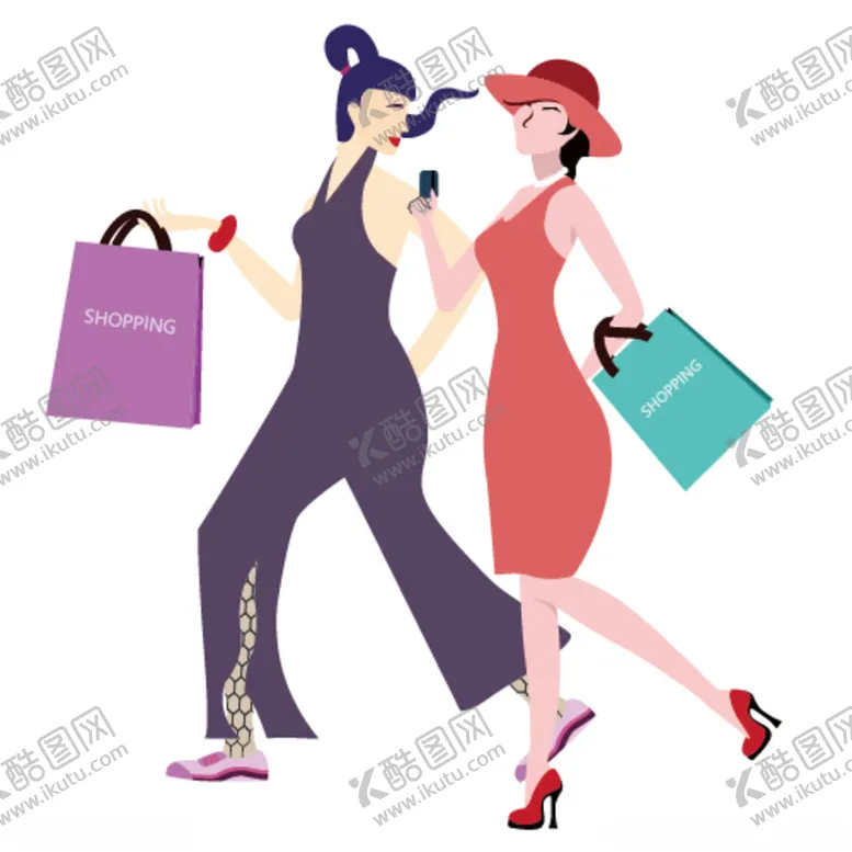 编号：71054303300400253064【酷图网】源文件下载-购物女人