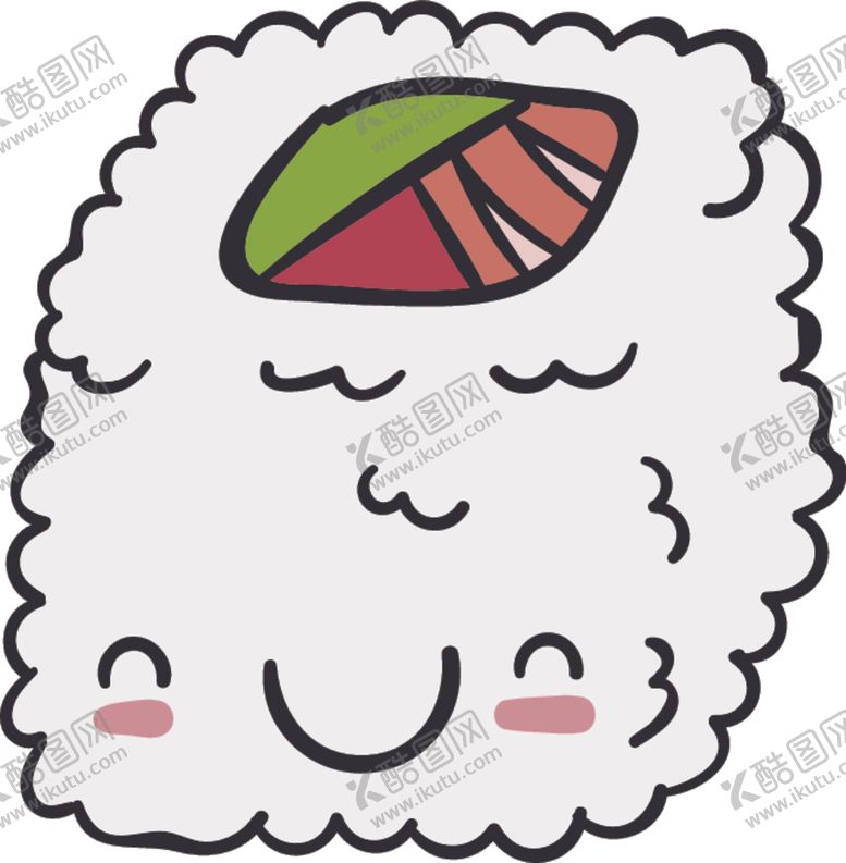 编号：13683807131946245644【酷图网】源文件下载-可爱食物