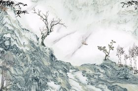 新中式背景墙