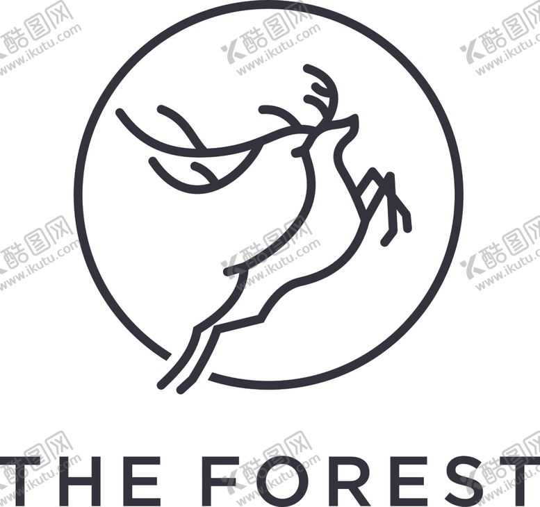 编号：15876209140334369949【酷图网】源文件下载-鹿头标志