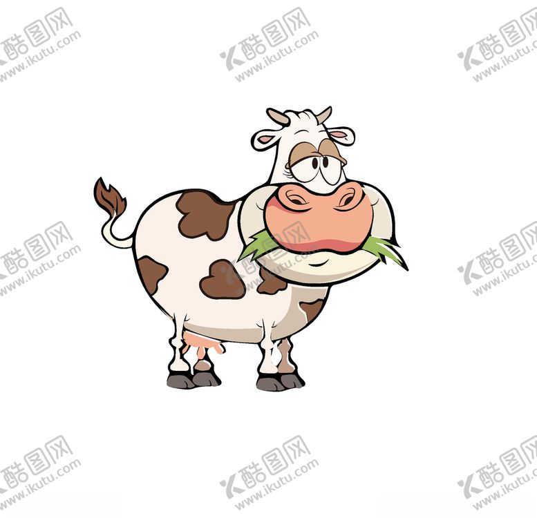 编号：29686709120543528500【酷图网】源文件下载-奶牛卡通