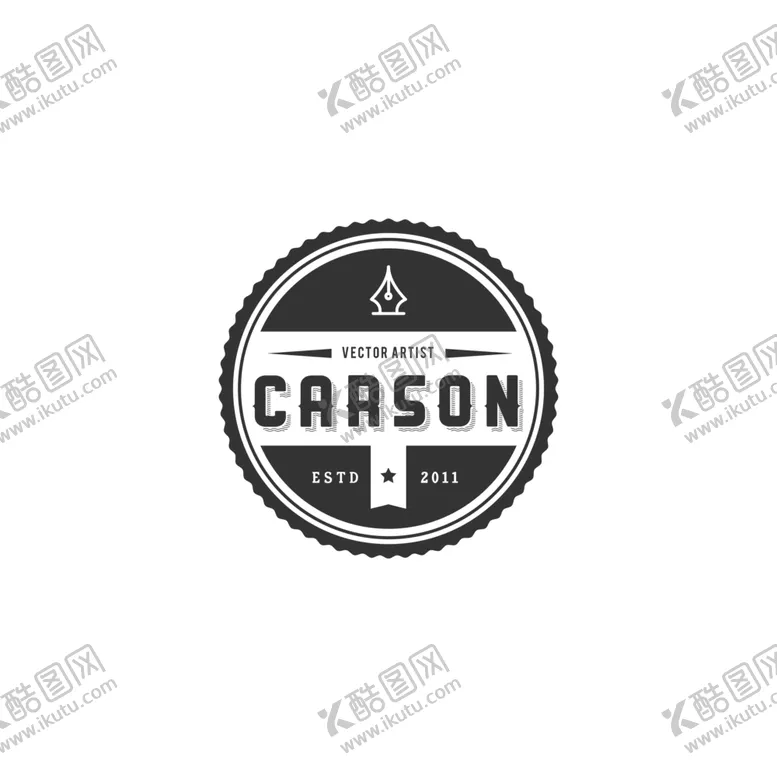 编号：78493704170803073845【酷图网】源文件下载-欧美复古图章