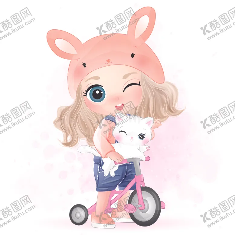 编号：44618403011906479395【酷图网】源文件下载-卡通女孩