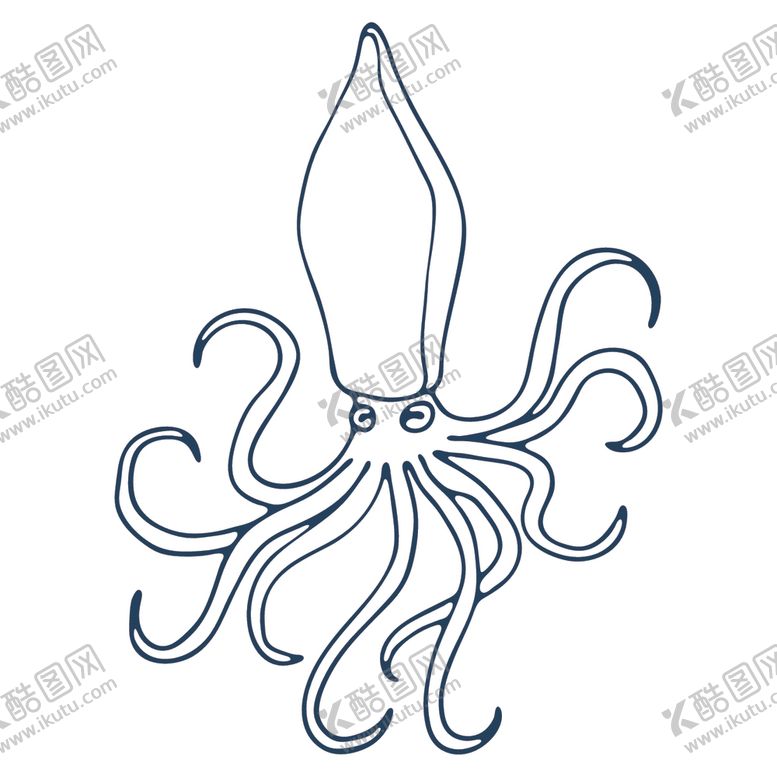 编号：47367006260948083720【酷图网】源文件下载-手绘海洋生物