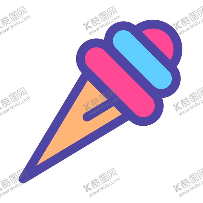 编号：59323407140729241524【酷图网】源文件下载-冰淇淋餐饮标志图形图标装饰素材