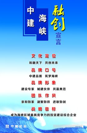 中建海峡融创宣言