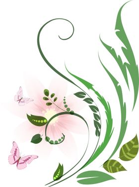 绿色相框自然素材图片矢量花纹边古典花纹边