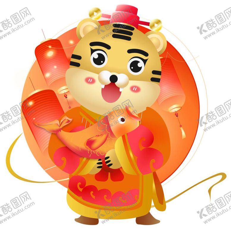 编号：74985512010045135714【酷图网】源文件下载-卡通老虎