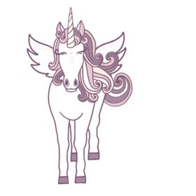 独角兽创意插画