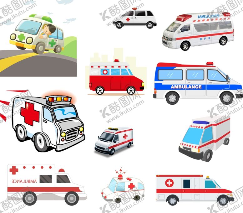 编号：90371407042054086765【酷图网】源文件下载-救护车
