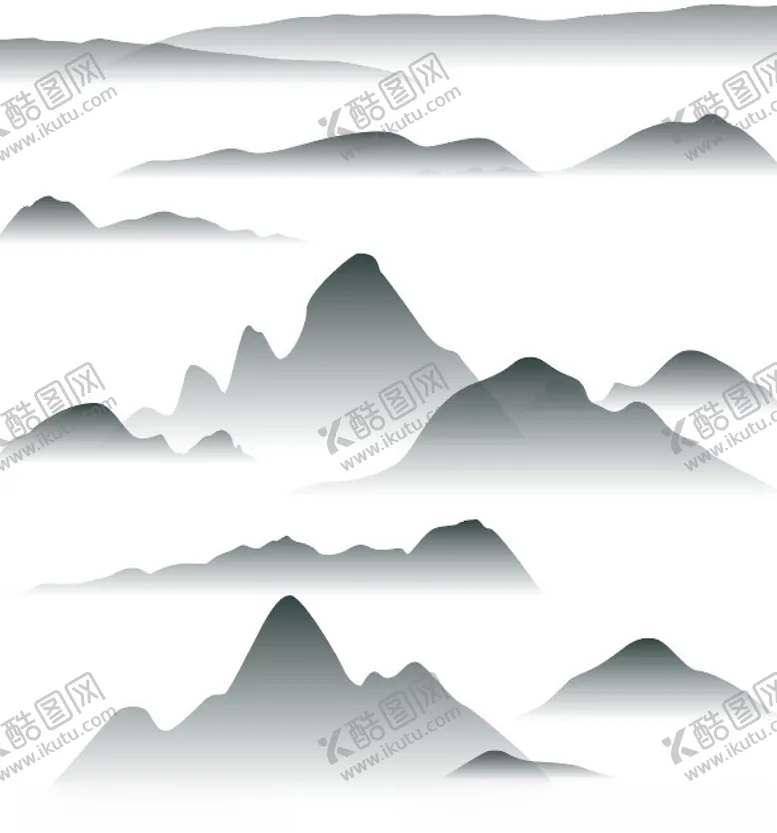 编号：70609002220939119285【酷图网】源文件下载-山水剪影