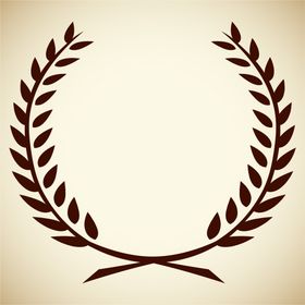 勋章花边徽外框纹框底纹框纹