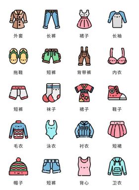 服装icon图标