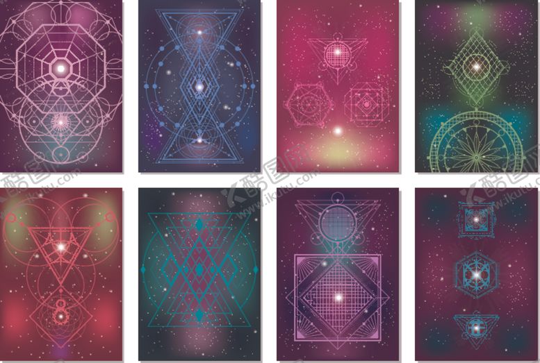 编号：94344804050158573337【酷图网】源文件下载-神秘几何图案