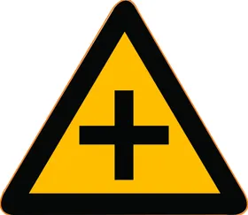 红灯十字路口插画
