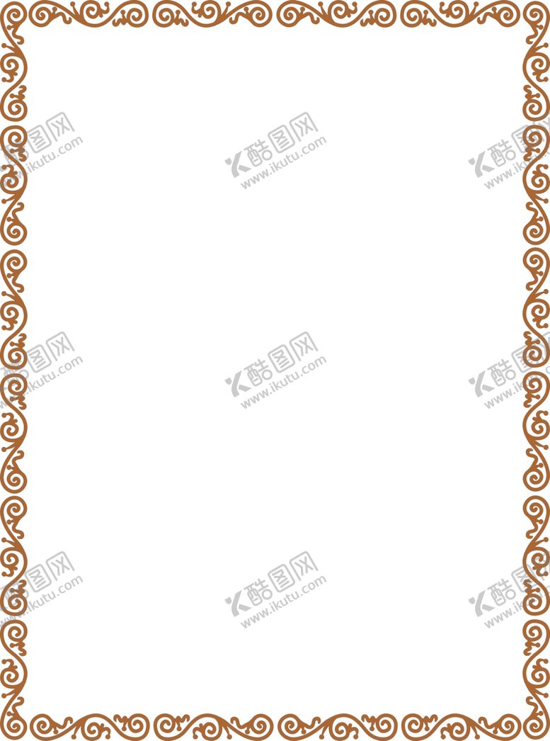编号：86408604182035103362【酷图网】源文件下载-简约花纹边框