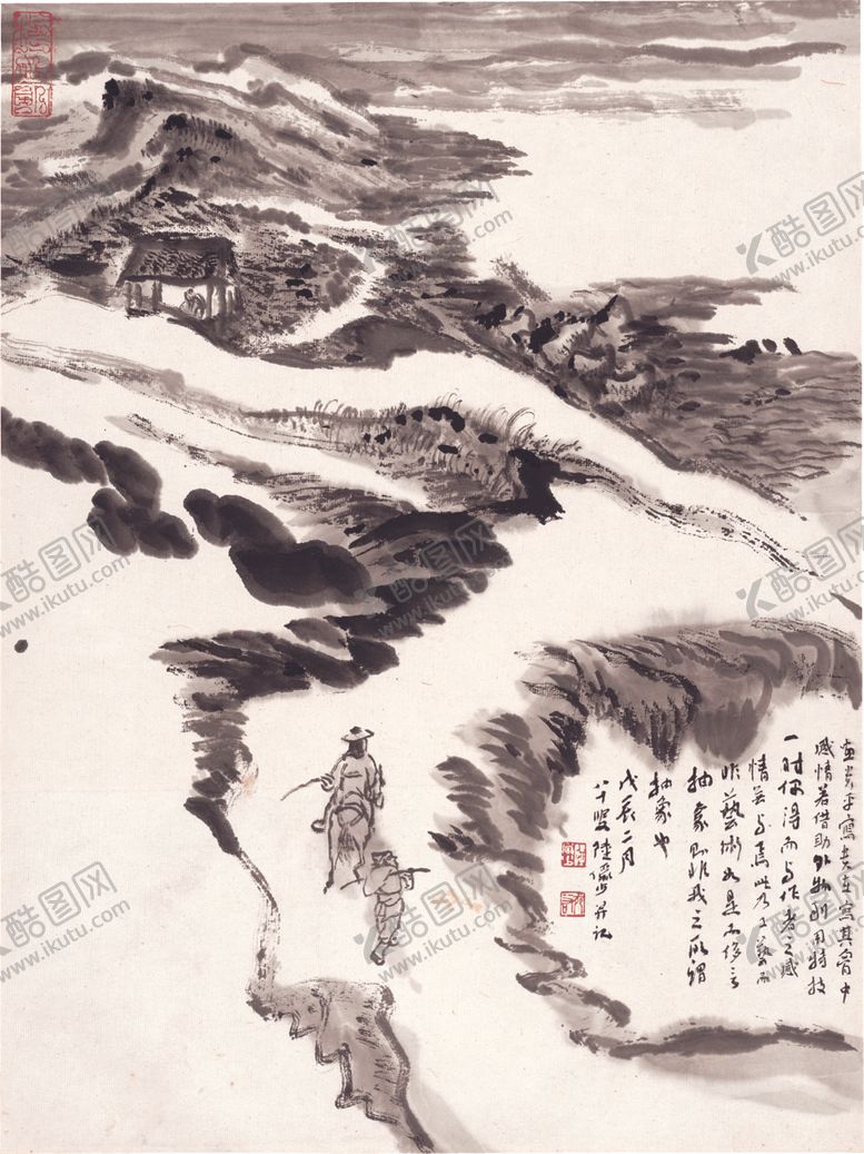 编号：59831906271408371704【酷图网】源文件下载-水墨传统国画山水