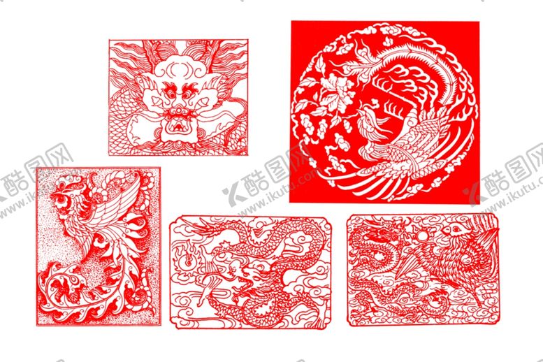 编号：97381209190420167635【酷图网】源文件下载-龙凤纹