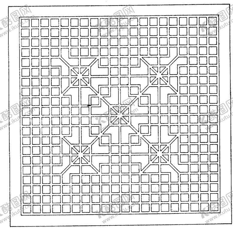 编号：40232905110431173661【酷图网】源文件下载-镂空花图案