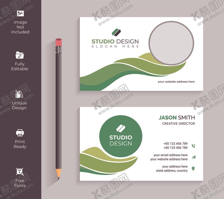 编号：71038609221711053678【酷图网】源文件下载-个性名片