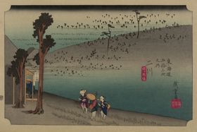 日本街景风景浮世绘