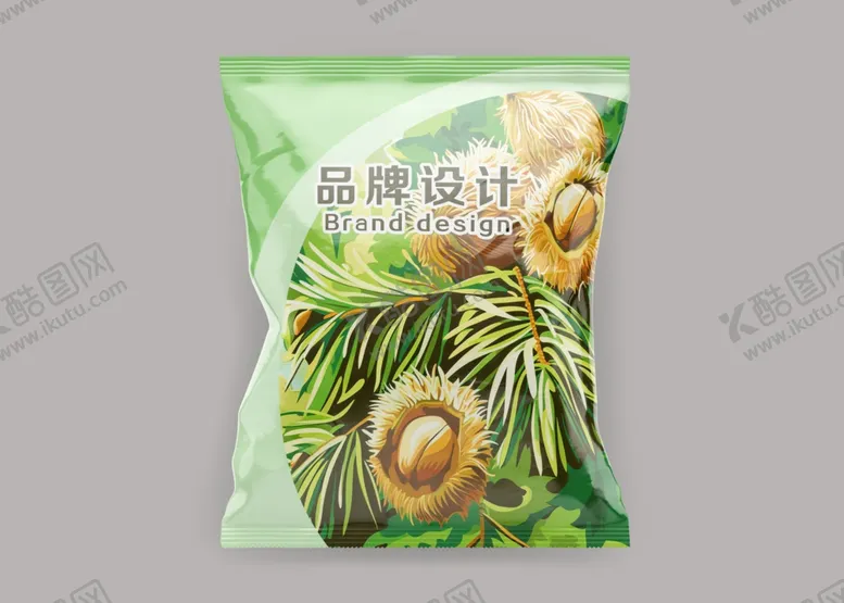 编号：53472702161620109267【酷图网】源文件下载-食品包装袋样机