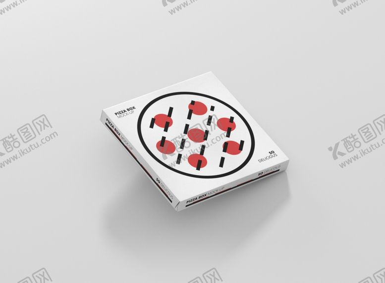 编号：28876610310641132572【酷图网】源文件下载-披萨盒包装样机效果图智能贴图