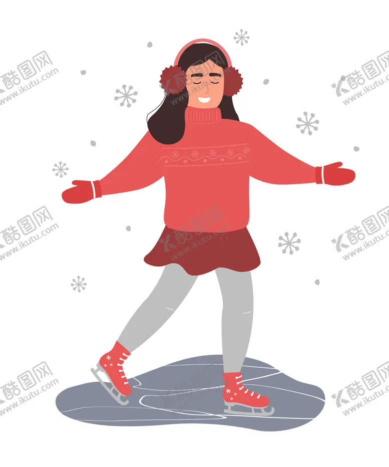 编号：28568101141725487257【酷图网】源文件下载-滑冰