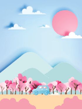 扁平风景