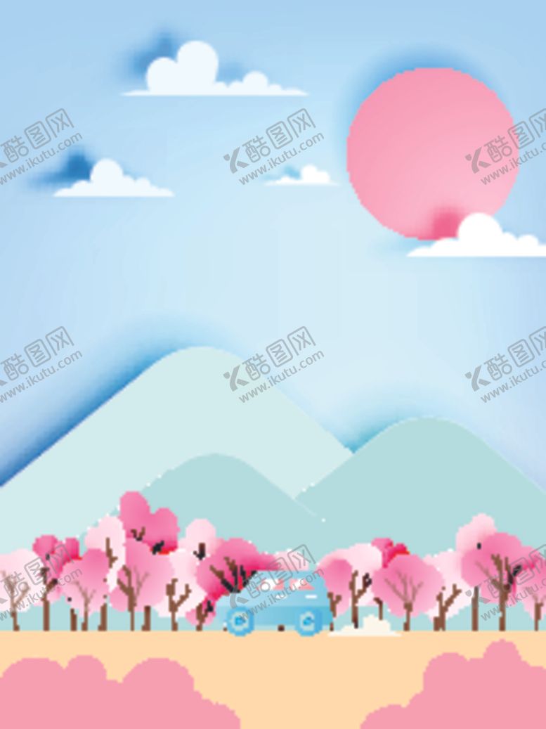 编号：77463709301901271243【酷图网】源文件下载-扁平风景