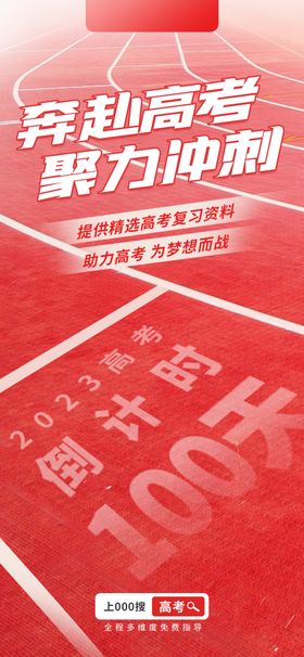 高考冲刺海报