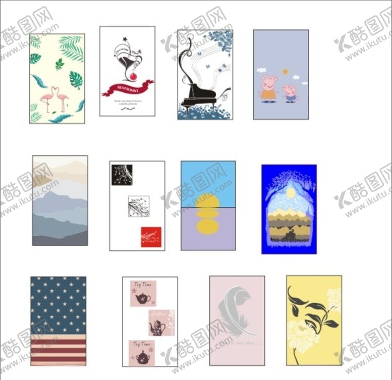 编号：38990305180507291500【酷图网】源文件下载-矢量图合集硅藻泥矢量图