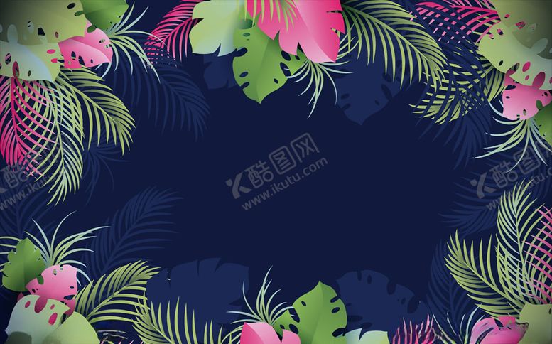 编号：72764205010510267453【酷图网】源文件下载-树叶背景
