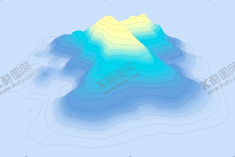 编号：38971811010310004118【酷图网】源文件下载-炫彩抽象山脉图案