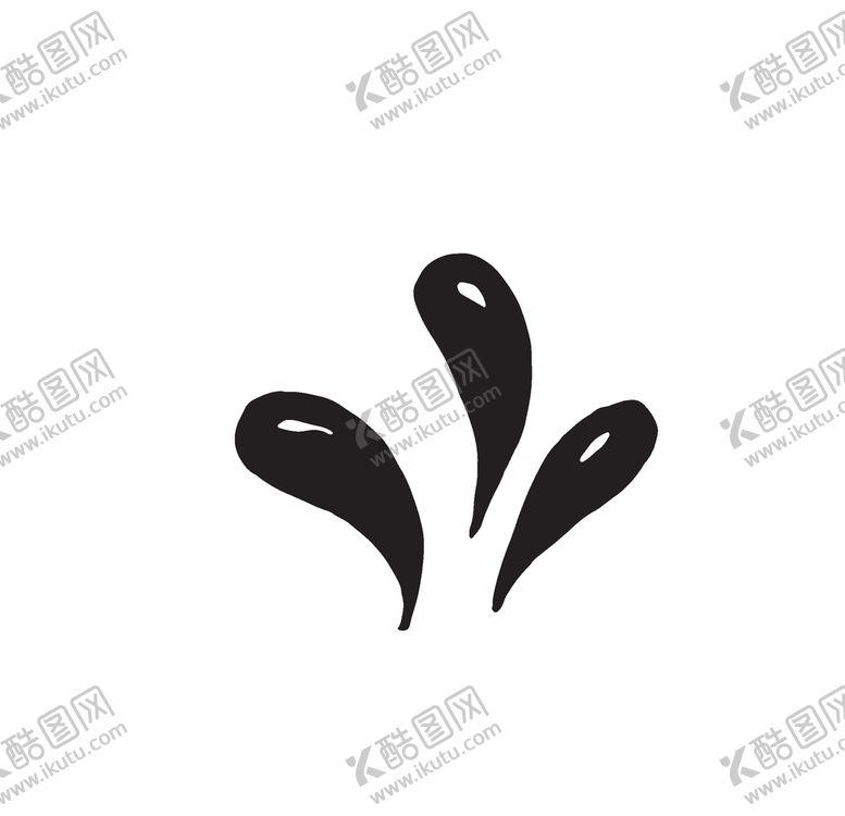 编号：11233307030036431777【酷图网】源文件下载-黑白涂鸦植物
