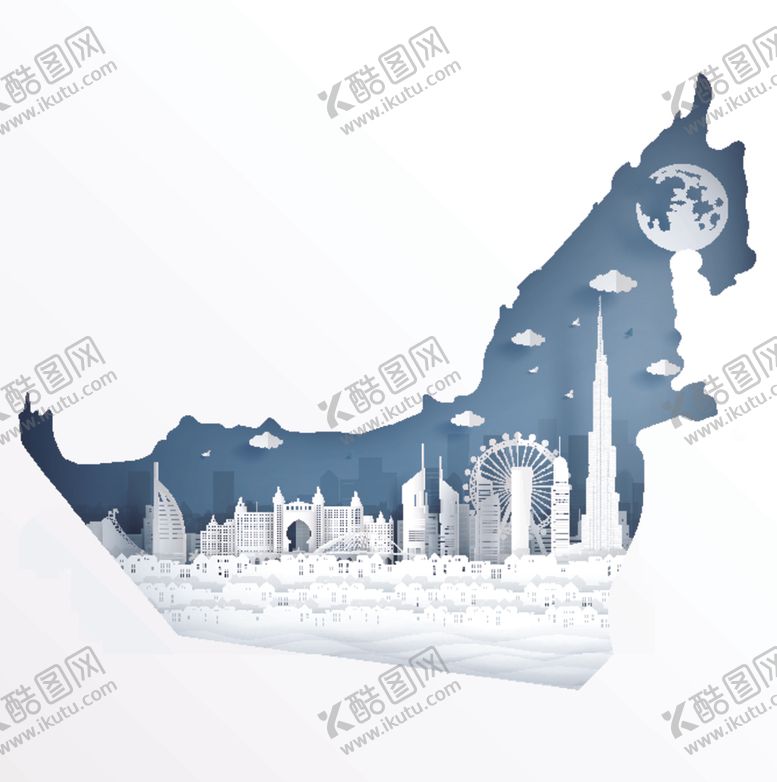 编号：15072505052327485858【酷图网】源文件下载-城市建筑剪纸