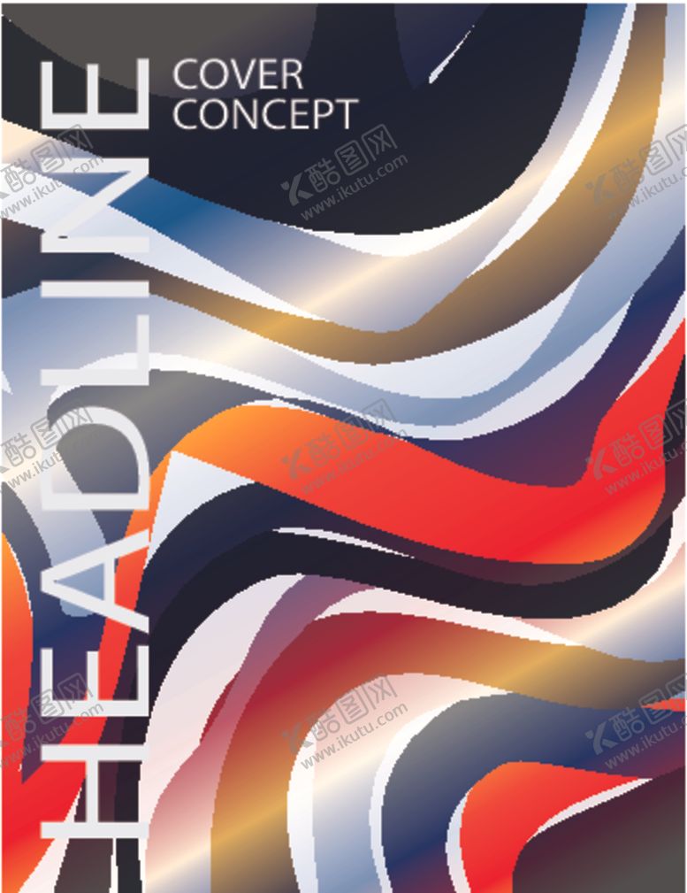 编号：83452910202330135510【酷图网】源文件下载-抽象色彩拼接海报