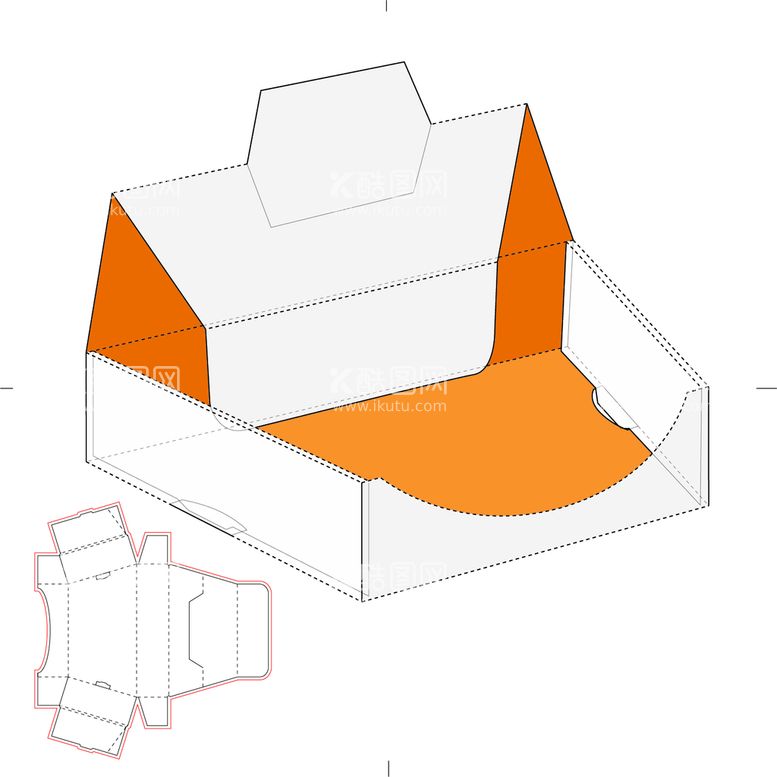 编号：94370811121549294458【酷图网】源文件下载-包装盒刀版图 