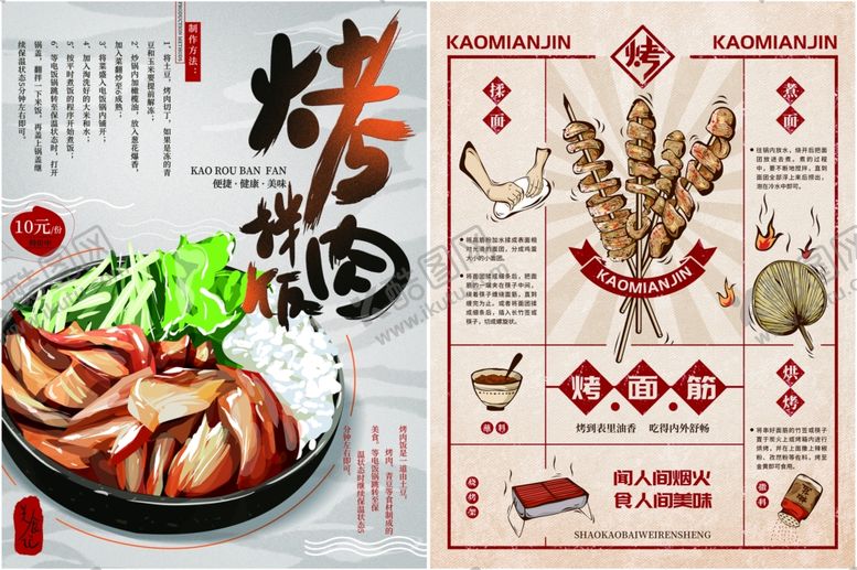 编号：31616110020357369984【酷图网】源文件下载-烤肉海报