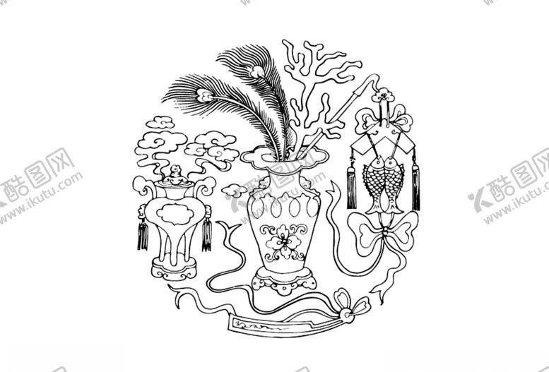 编号：28402809161637432168【酷图网】源文件下载-中国古典花纹