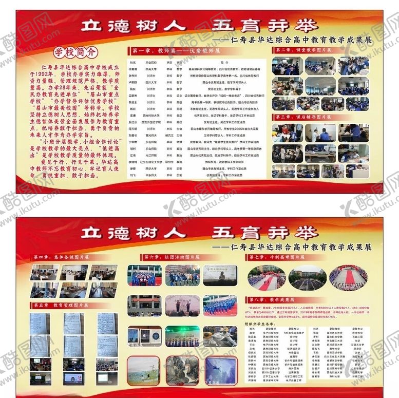 编号：50634606142253552913【酷图网】源文件下载-学校展板