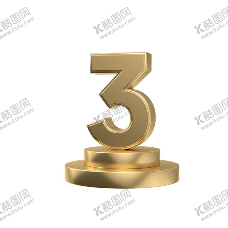 编号：12368701281843331976【酷图网】源文件下载-金属数字C4D渲染漂浮元素