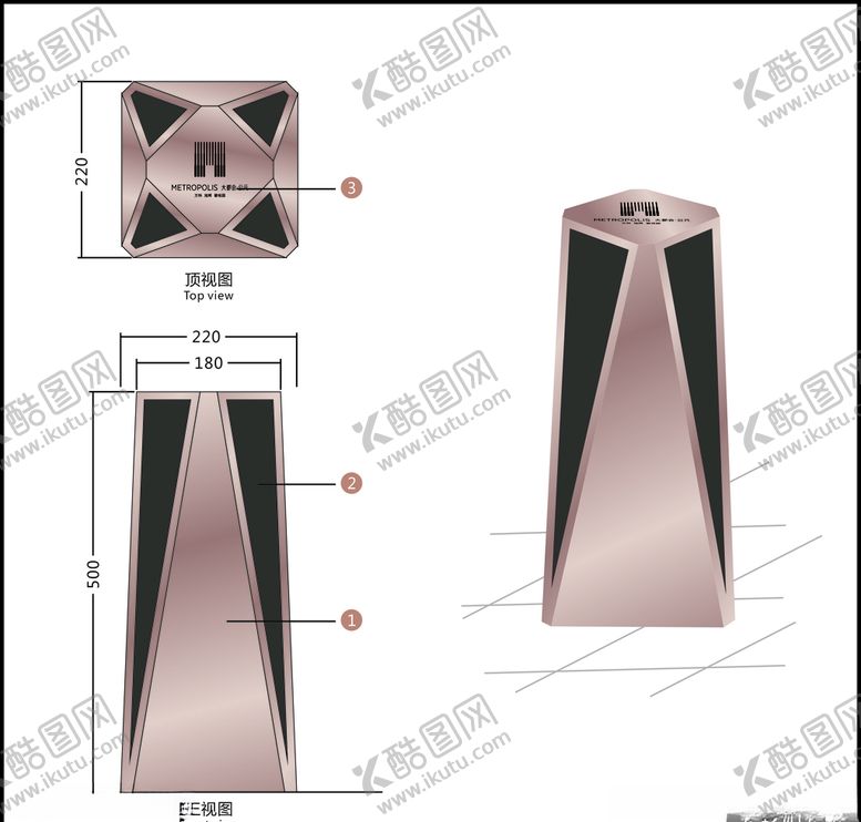 编号：78159405082157338644【酷图网】源文件下载-车场阻车桩