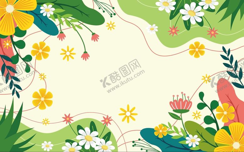 编号：82145009150025314651【酷图网】源文件下载-03小清新花朵背景