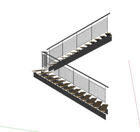 建筑装修楼梯模型