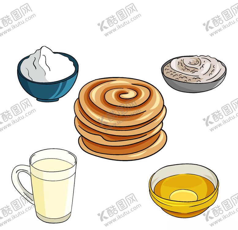 编号：88615007021418017979【酷图网】源文件下载-矢量果汁甜品食物素材