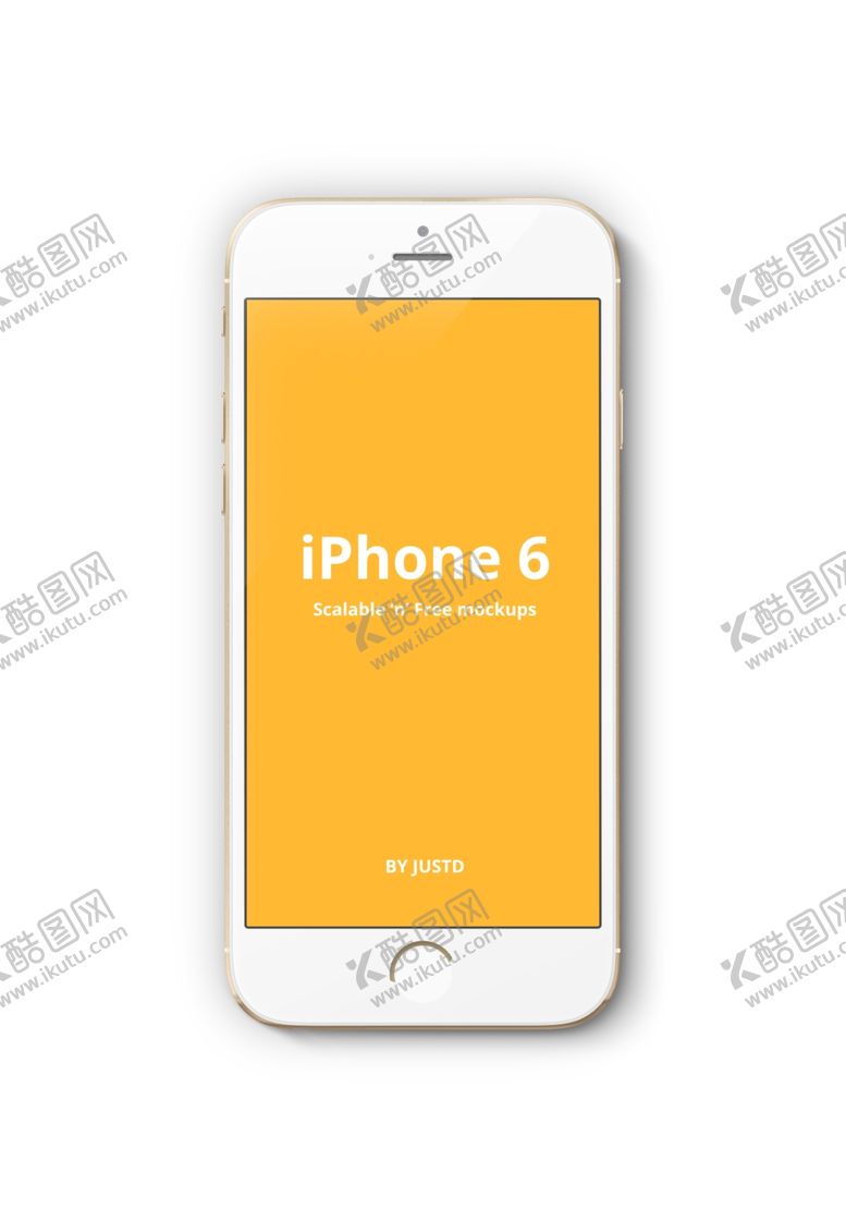 编号：79566309152342138458【酷图网】源文件下载-一个手机i6苹果