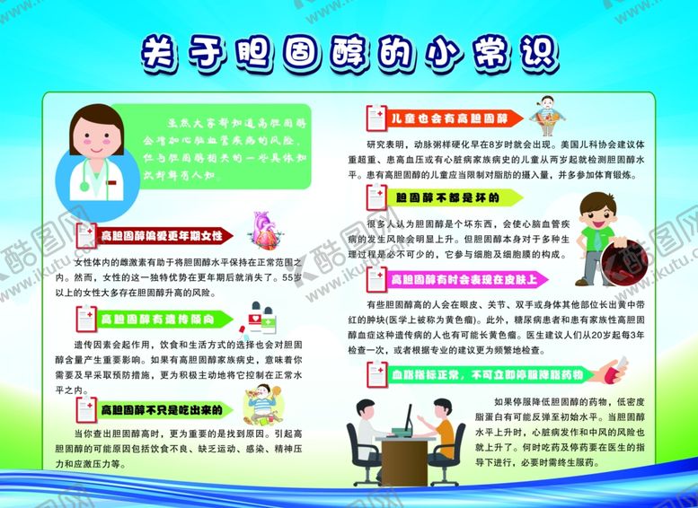 编号：92838603262339412888【酷图网】源文件下载-关于胆固醇的小常识