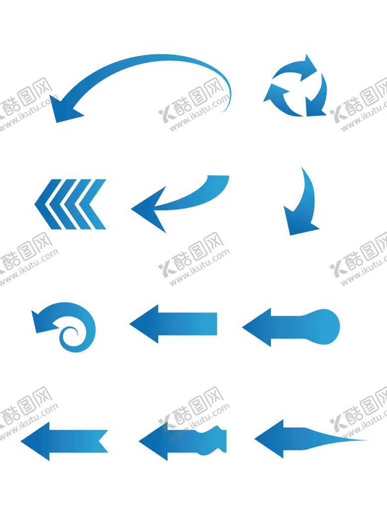 编号：52841609131310487852【酷图网】源文件下载-箭头方向动感图标
