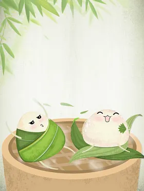 端午节广告粽子插画设计